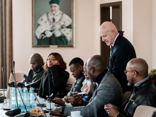 Wizyta przedstawicieli z Angoli na Uniwersytecie Radomskim (zdjęcia)