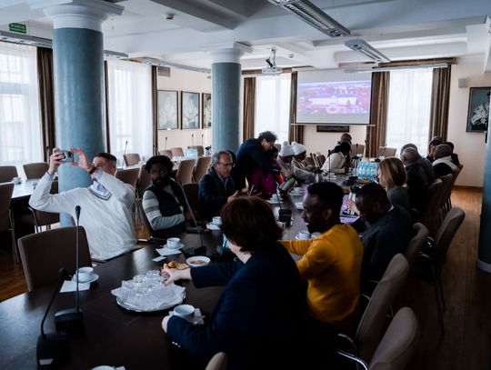 Wizyta przedstawicieli z Angoli na Uniwersytecie Radomskim (zdjęcia)