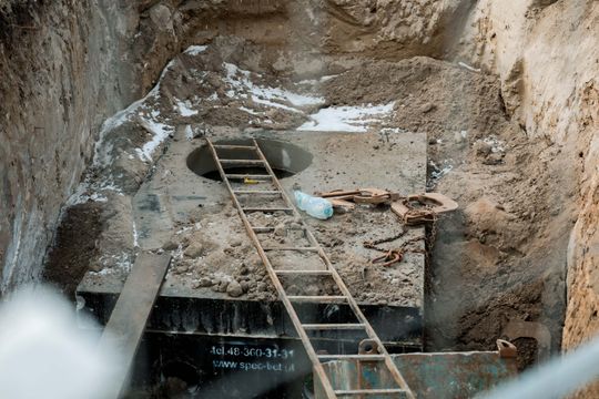 Budowa zbiornika retencyjnego na Placu Ołdakowskiego (zdjęcia)