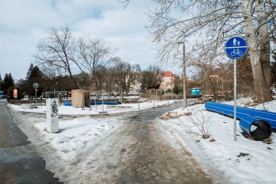 Budowa zbiornika retencyjnego na Placu Ołdakowskiego (zdjęcia)