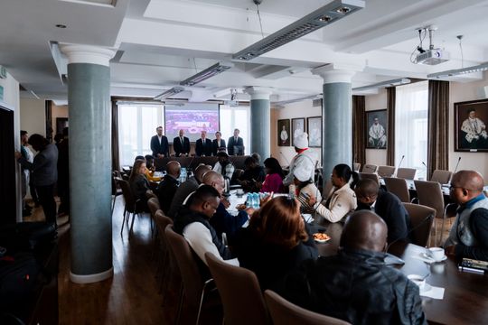 Wizyta przedstawicieli z Angoli na Uniwersytecie Radomskim (zdjęcia)