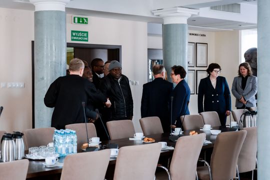 Wizyta przedstawicieli z Angoli na Uniwersytecie Radomskim (zdjęcia)