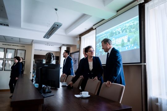 Wizyta przedstawicieli z Angoli na Uniwersytecie Radomskim (zdjęcia)