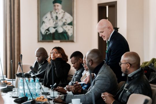 Wizyta przedstawicieli z Angoli na Uniwersytecie Radomskim (zdjęcia)