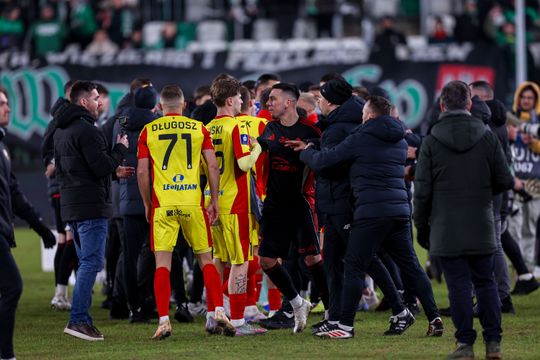 Awantura po meczu Radomiak Radom - Korona Kielce 