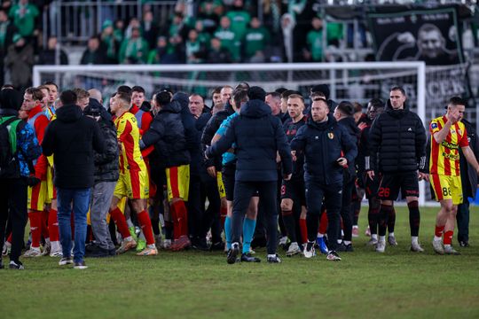 Awantura po meczu Radomiak Radom - Korona Kielce 