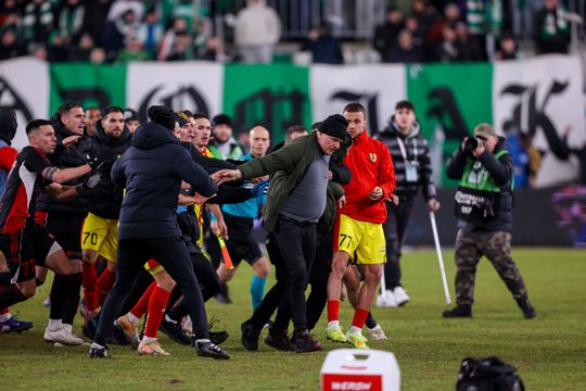 Awantura po meczu Radomiak Radom - Korona Kielce 