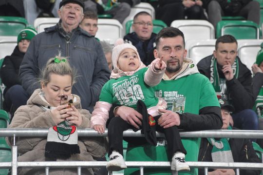 Kibice na meczu Radomiak - Korona Kielce