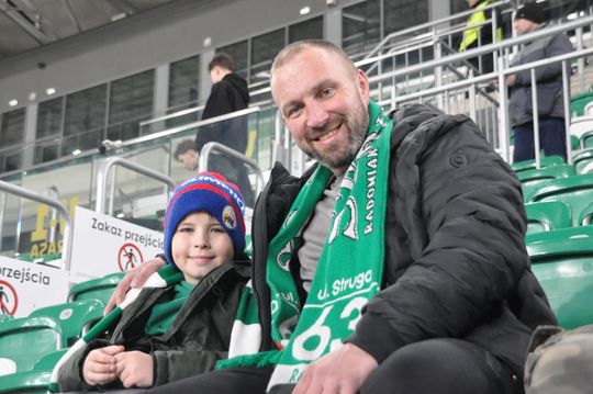 Kibice na meczu Radomiak - Korona Kielce