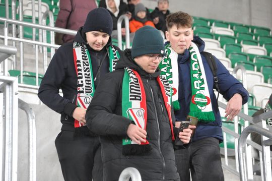 Kibice na meczu Radomiak - Korona Kielce