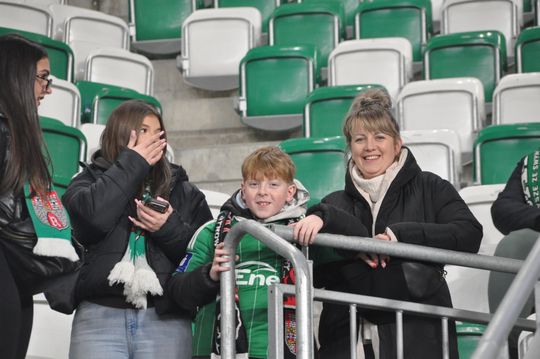 Kibice na meczu Radomiak - Korona Kielce