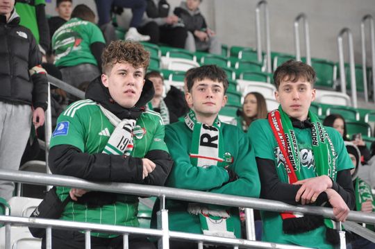 Kibice na meczu Radomiak - Korona Kielce