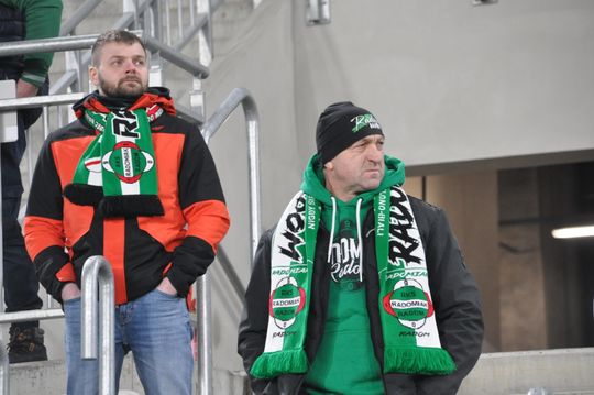 Kibice na meczu Radomiak - Korona Kielce