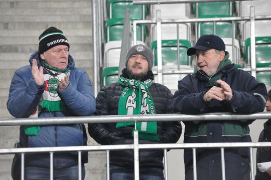 Kibice na meczu Radomiak - Korona Kielce
