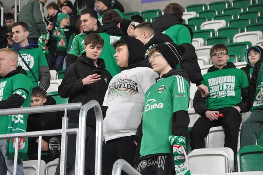 Kibice na meczu Radomiak - Korona Kielce