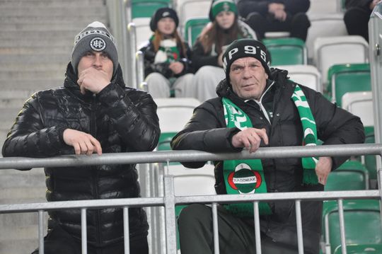 Kibice na meczu Radomiak - Korona Kielce