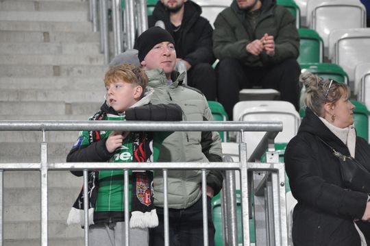 Kibice na meczu Radomiak - Korona Kielce