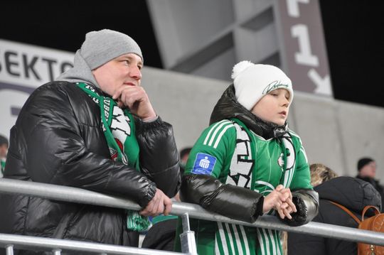 Kibice na meczu Radomiak - Korona Kielce