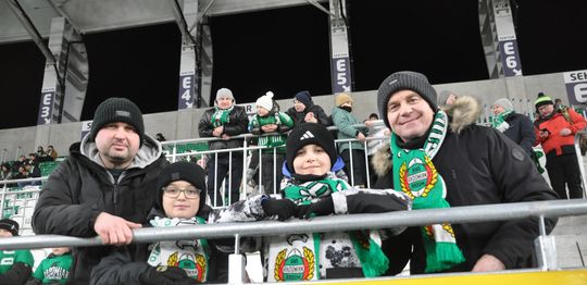 Kibice na meczu Radomiak - Korona Kielce