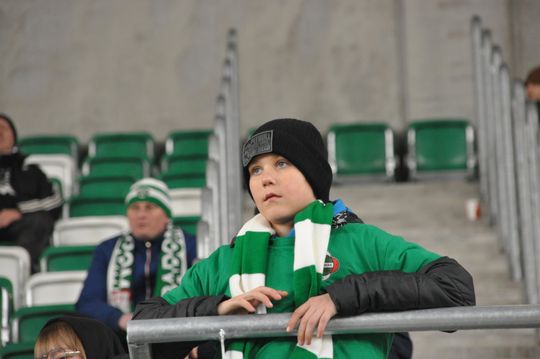 Kibice na meczu Radomiak - Korona Kielce