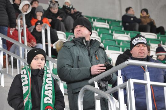 Kibice na meczu Radomiak - Korona Kielce