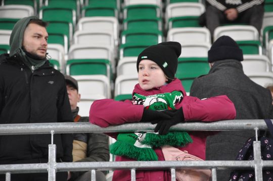 Kibice na meczu Radomiak - Korona Kielce