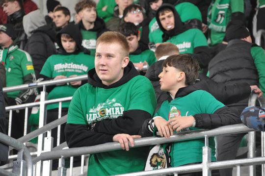 Kibice na meczu Radomiak - Korona Kielce