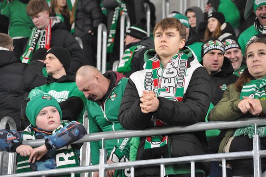 Kibice na meczu Radomiak - Korona Kielce