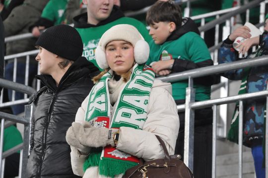 Kibice na meczu Radomiak - Korona Kielce