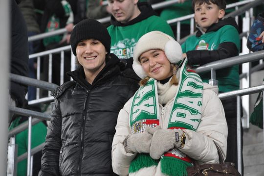 Kibice na meczu Radomiak - Korona Kielce