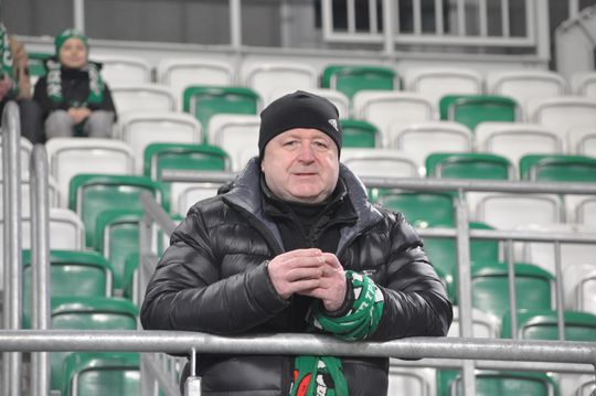 Kibice na meczu Radomiak - Korona Kielce
