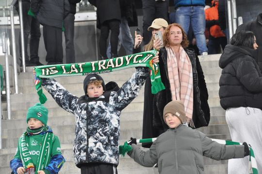 Kibice na meczu Radomiak - Korona Kielce