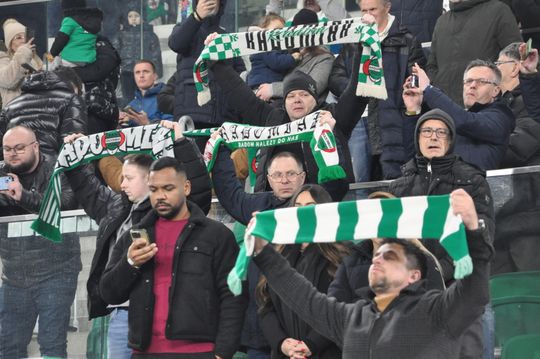 Kibice na meczu Radomiak - Korona Kielce