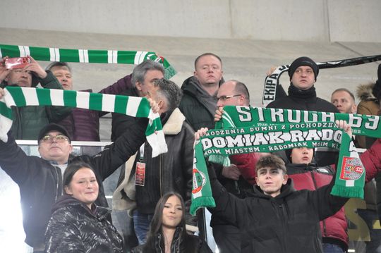 Kibice na meczu Radomiak - Korona Kielce