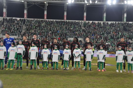 Kibice na meczu Radomiak - Korona Kielce