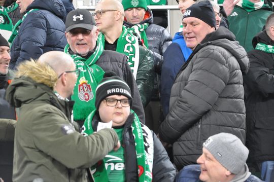 Kibice na meczu Radomiak - Korona Kielce