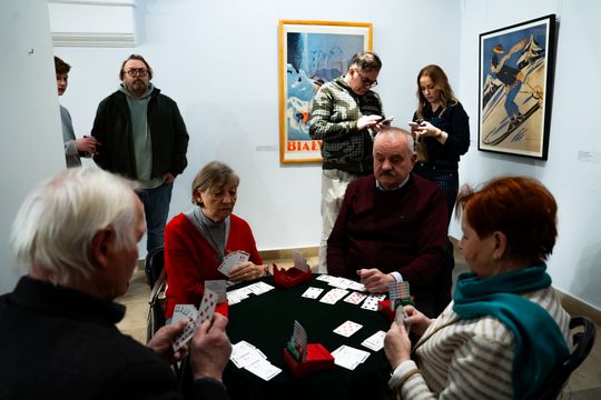 Wernisaż wystawy "Rafał Malczewski. Narty, dancing, brydż" (zdjęcia)