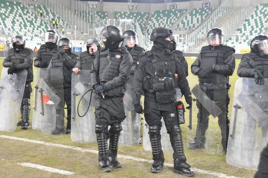 Zamieszki po meczu Radomiak Radom - Korona Kielce 