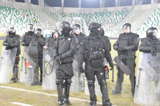 Zamieszki po meczu Radomiak Radom - Korona Kielce 