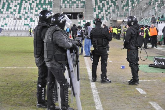 Zamieszki po meczu Radomiak Radom - Korona Kielce 