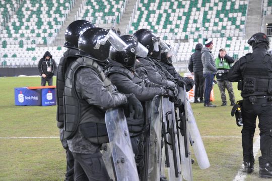 Zamieszki po meczu Radomiak Radom - Korona Kielce 