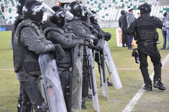 Zamieszki po meczu Radomiak Radom - Korona Kielce 