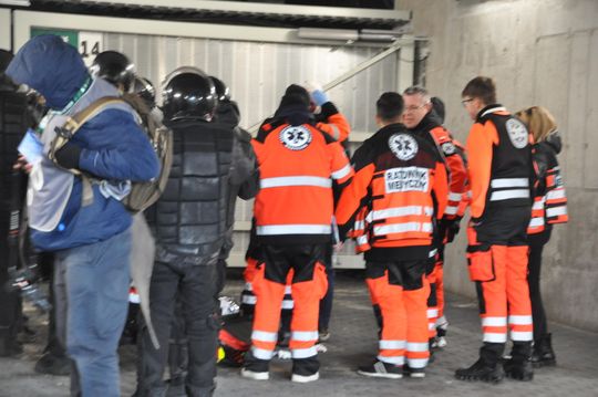 Zamieszki po meczu Radomiak Radom - Korona Kielce 