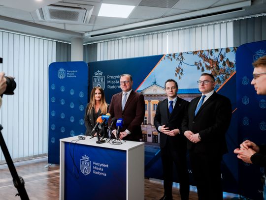 Konferencja prasowa dotycząca dofinansowań rządowych dla Radomia (zdjęcia)