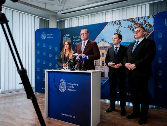Konferencja prasowa dotycząca dofinansowań rządowych dla Radomia (zdjęcia)