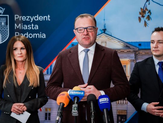 Konferencja prasowa dotycząca dofinansowań rządowych dla Radomia (zdjęcia)