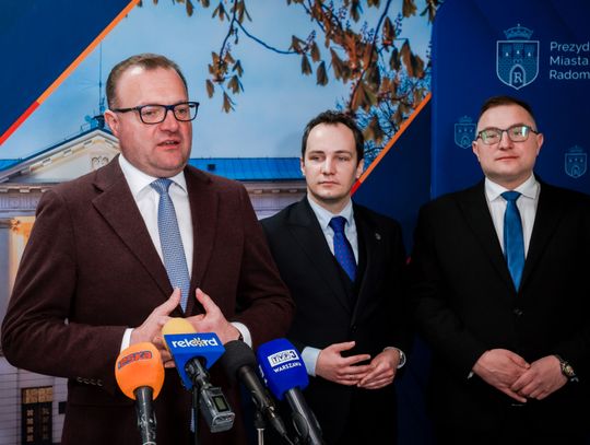 Konferencja prasowa dotycząca dofinansowań rządowych dla Radomia (zdjęcia)