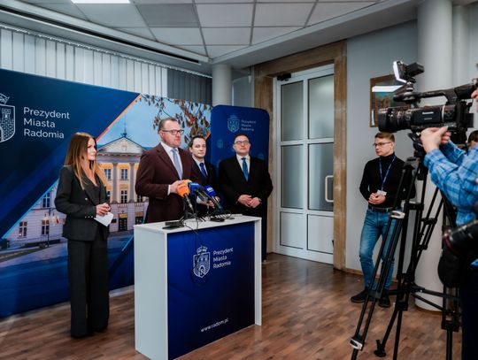 Konferencja prasowa dotycząca dofinansowań rządowych dla Radomia (zdjęcia)