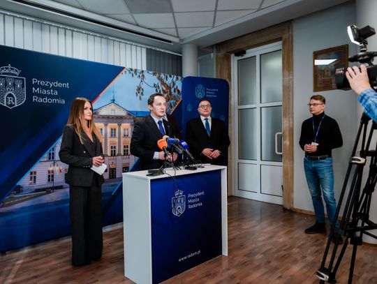 Konferencja prasowa dotycząca dofinansowań rządowych dla Radomia (zdjęcia)