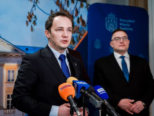 Konferencja prasowa dotycząca dofinansowań rządowych dla Radomia (zdjęcia)